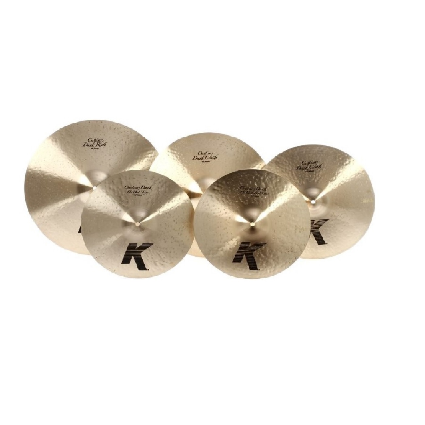 ZILDJIAN KCD900 K CUSTOM DARK 5 PC CYMBAL SET