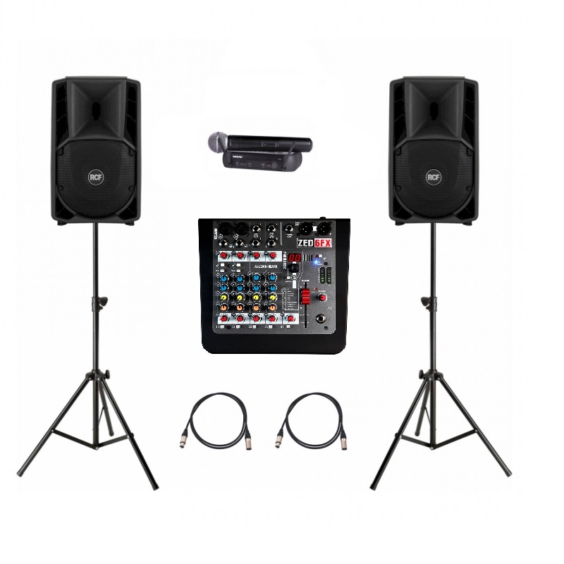 Аренда комплекта звука RCF 1 кВт