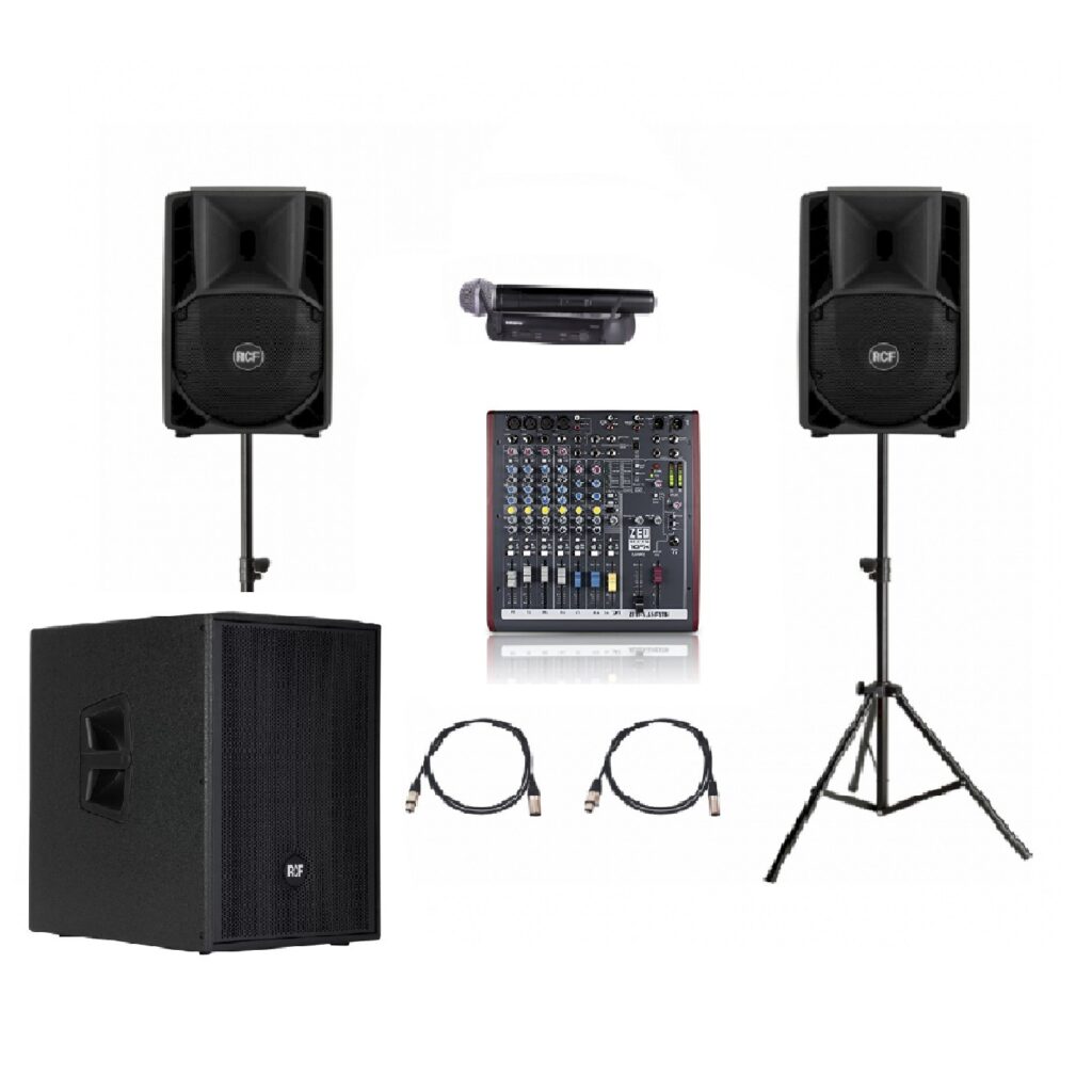 Аренда звука RCF 2400 Вт 