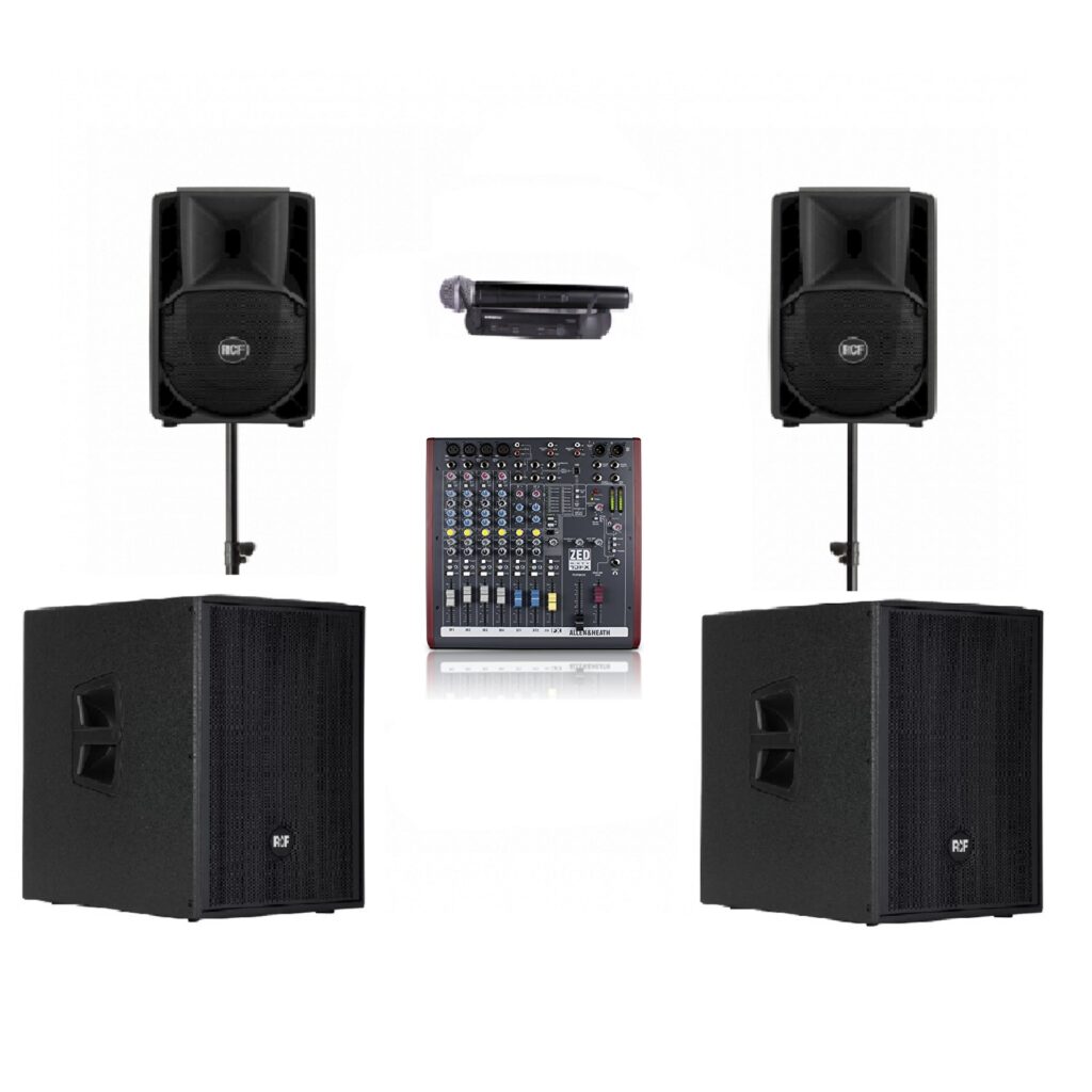 Аренда звука RCF 3400 Вт 